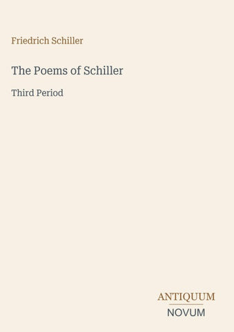 The Poems of Schiller