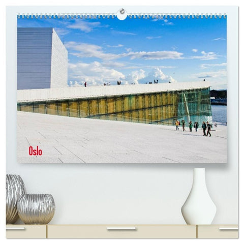 Oslo (hochwertiger Premium Wandkalender 2026 DIN A2 quer), Kunstdruck in Hochglanz