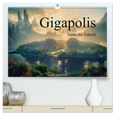 Gigapolis (hochwertiger Premium Wandkalender 2027 DIN A2 quer), Kunstdruck in Hochglanz