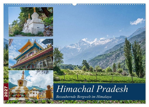 Himachal Pradesh - Bezaubernde Bergwelt im Himalaya (Wandkalender 2027 DIN A2 quer), CALVENDO Monatskalender
