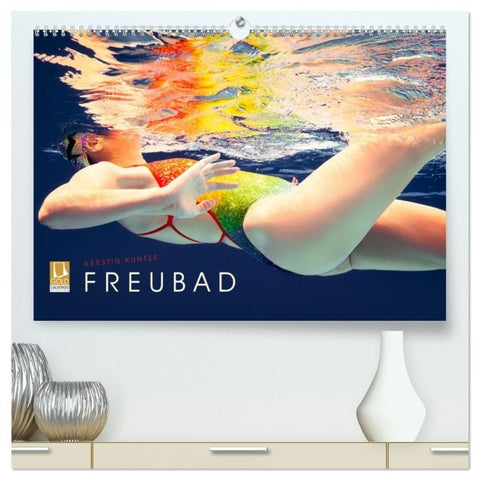 FREUBAD (hochwertiger Premium Wandkalender 2027 DIN A2 quer), Kunstdruck in Hochglanz