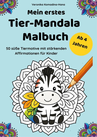 Mein erstes Tier-Mandala-Malbuch