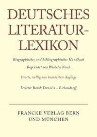 Deutsches Literatur-Lexikon / Davidis - Eichendorff