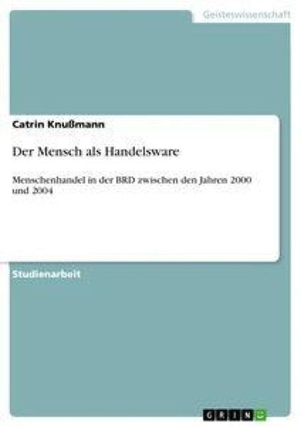 Der Mensch als Handelsware