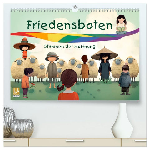 Friedensboten - Stimmen der Hoffnung (hochwertiger Premium Wandkalender 2027 DIN A2 quer), Kunstdruck in Hochglanz