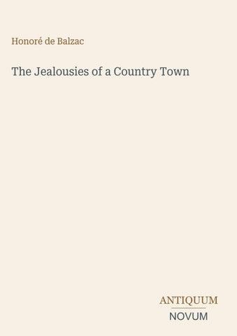 The Jealousies of a Country Town
