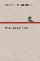 Miscellaneous Prose
