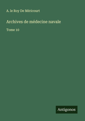 Archives de médecine navale