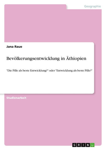 Bevölkerungsentwicklung in Äthiopien