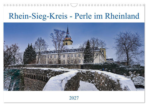 Rhein-Sieg-Kreis - Perle im Rheinland (Wandkalender 2027 DIN A3 quer), CALVENDO Monatskalender