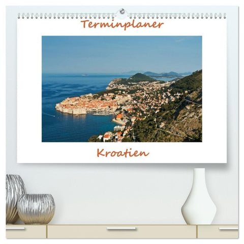 Kroatien, Terminplaner (hochwertiger Premium Wandkalender 2026 DIN A2 quer), Kunstdruck in Hochglanz