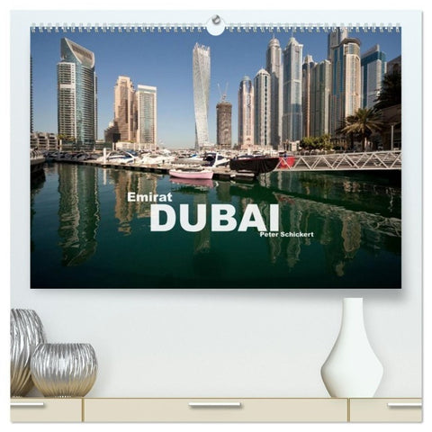 Emirat Dubai (hochwertiger Premium Wandkalender 2027 DIN A2 quer), Kunstdruck in Hochglanz
