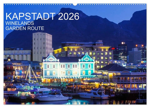Kapstadt, Winelands und Garden Route (Wandkalender 2026 DIN A2 quer), CALVENDO Monatskalender