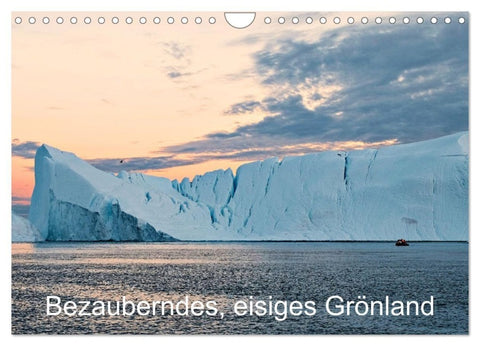 Bezauberndes, eisiges Grönland (Wandkalender 2027 DIN A4 quer), CALVENDO Monatskalender