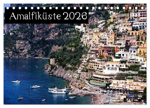 Amalfiküste 2026 (Tischkalender 2026 DIN A5 quer), CALVENDO Monatskalender