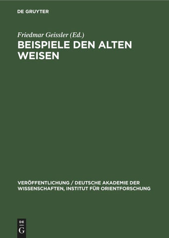 Beispiele den Alten Weisen