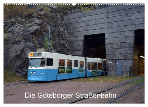 Die Göteborger Straßenbahn (Wandkalender 2027 DIN A2 quer), CALVENDO Monatskalender