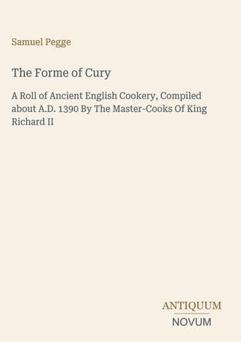 The Forme of Cury