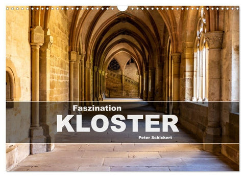 Faszination Kloster (Wandkalender 2027 DIN A3 quer), CALVENDO Monatskalender