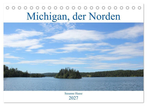 Michigan, der Norden (Tischkalender 2027 DIN A5 quer), CALVENDO Monatskalender