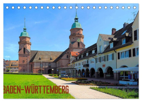Baden-Württemberg 2026 (Tischkalender 2026 DIN A5 quer), CALVENDO Monatskalender