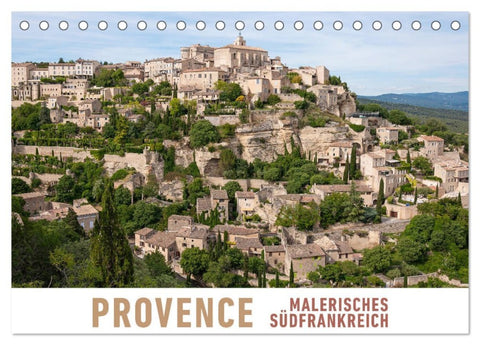 Provence: Malerisches Südfrankreich (Tischkalender 2026 DIN A5 quer), CALVENDO Monatskalender
