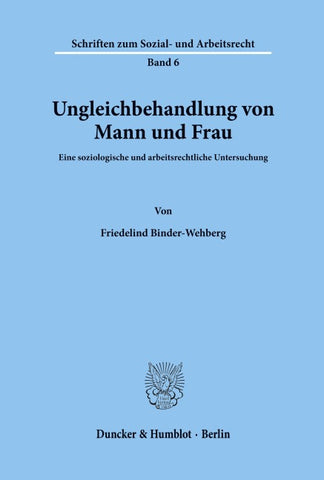 Ungleichbehandlung von Mann und Frau.