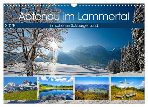 Abtenau im Lammertal (Wandkalender 2026 DIN A3 quer), CALVENDO Monatskalender