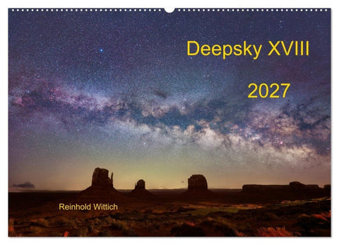 Deepsky XVIII (Wandkalender 2027 DIN A2 quer), CALVENDO Monatskalender
