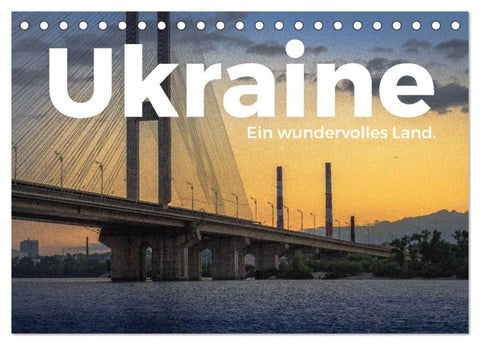 Ukraine - Ein wundervolles Land. (Tischkalender 2027 DIN A5 quer), CALVENDO Monatskalender