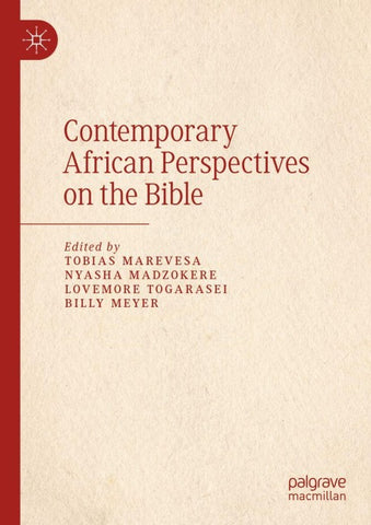 Contemporary African Perspectives on the Bible