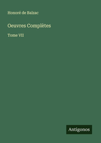 Oeuvres Complètes