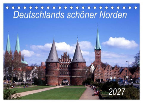 Deutschlands schöner Norden (Tischkalender 2027 DIN A5 quer), CALVENDO Monatskalender