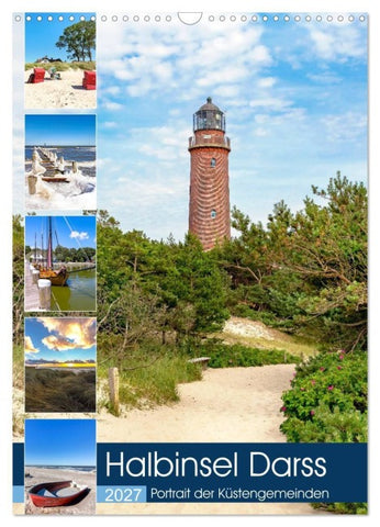 Halbinsel Darss, Portrait der Küstengemeinden (Wandkalender 2027 DIN A3 hoch), CALVENDO Monatskalender