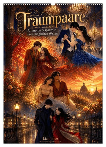 Traumpaare (Wandkalender 2027 DIN A2 hoch), CALVENDO Monatskalender