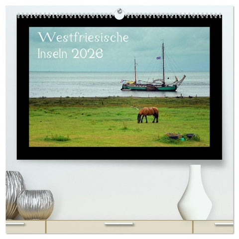 Westfriesische Inseln 2026 (hochwertiger Premium Wandkalender 2026 DIN A2 quer), Kunstdruck in Hochglanz