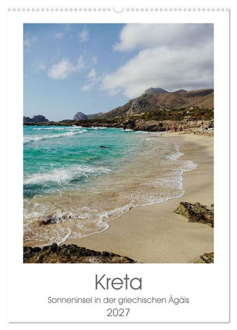 Kreta (Wandkalender 2027 DIN A2 hoch), CALVENDO Monatskalender