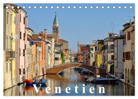 Venetien (Tischkalender 2026 DIN A5 quer), CALVENDO Monatskalender