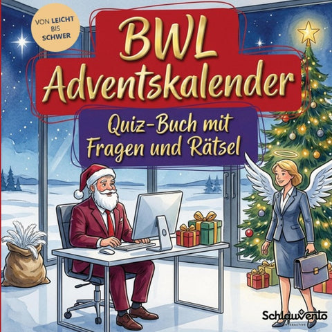 BWL-Adventskalender: Quiz-Buch mit Fragen und Rätsel