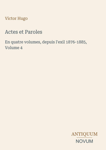 Actes et Paroles