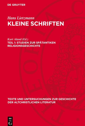 Studien zur spätantiken Religionsgeschichte