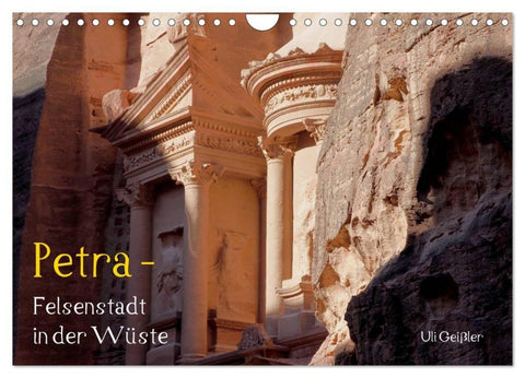 Petra - Felsenstadt in der Wüste (Wandkalender 2027 DIN A4 quer), CALVENDO Monatskalender