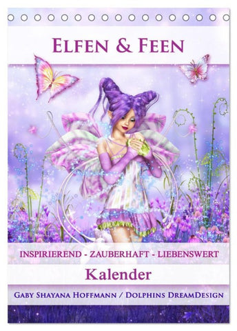 Elfen & Feen - Kalender (Tischkalender 2026 DIN A5 hoch), CALVENDO Monatskalender