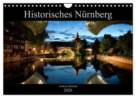 Historisches Nürnberg (Wandkalender 2026 DIN A4 quer), CALVENDO Monatskalender