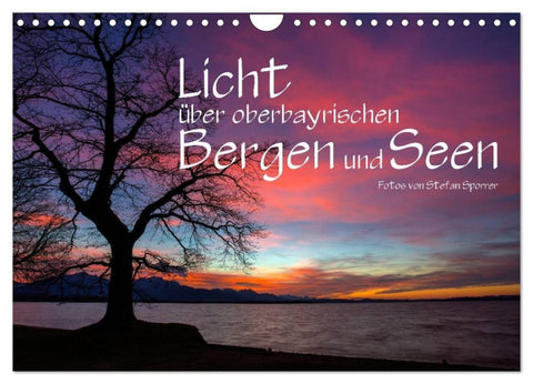 Licht über oberbayrischen Bergen und Seen (Wandkalender 2027 DIN A4 quer), CALVENDO Monatskalender