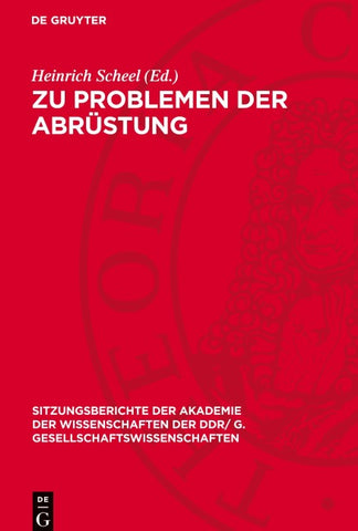 Zu Problemen der Abrüstung