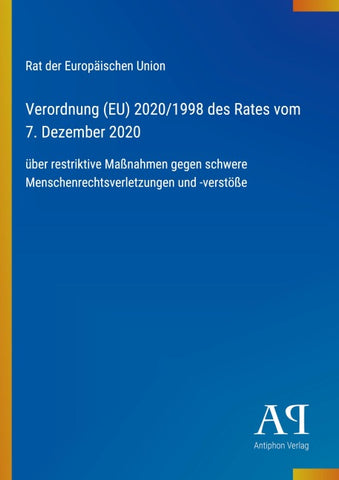 Verordnung (EU) 2020/1998 des Rates vom 7. Dezember 2020