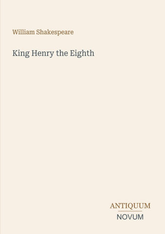 King Henry the Eighth