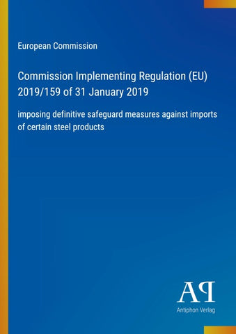 Commission Implementing Regulation (EU) 2019/159 of 31 January 2019