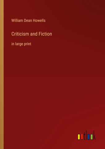 Criticism and Fiction